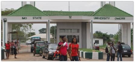 Gate of a University in Imo state.