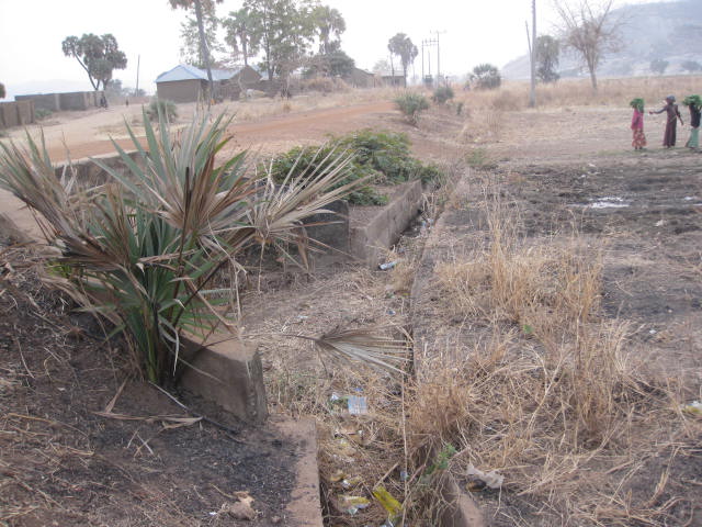 Kardam residents claim this drainage is too shallow to prevent water flooding their roads and houses