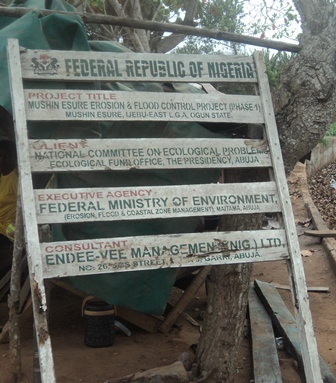 Ijebu Imusin project signpost