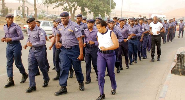 File: Nigerian Navy routine quarterly road exercise
