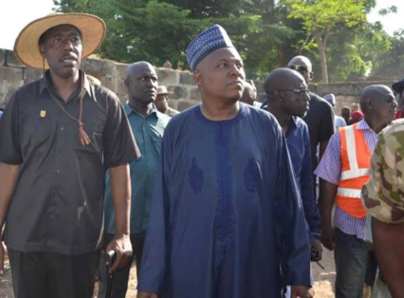 Governor Kashim Shettima temporarily relocated his office to Bama to personally supervise reconstruction works in the area