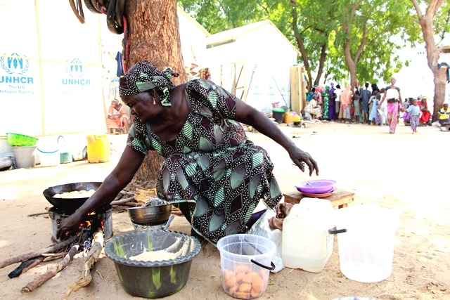 60-year-old sells Akara at the IDP camp to survive