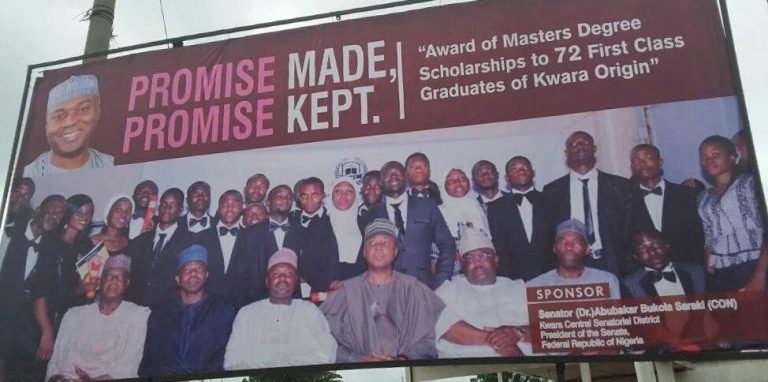 QUESTION: Was Saraki right to award scholarships with his ‘dubious’ pension? Well…