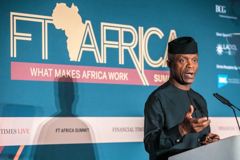 Osinbajo: Running for presidency not on the cards now