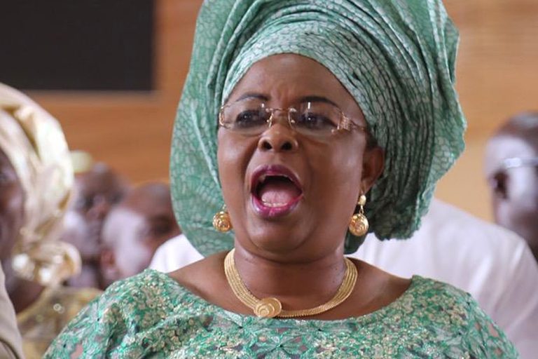 Let my mother rest in peace, Patience Jonathan tells Magu