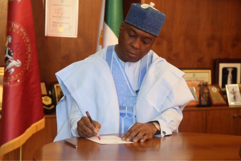 Nigerian students afraid to leave school due to unemployment, Saraki tells Buhari