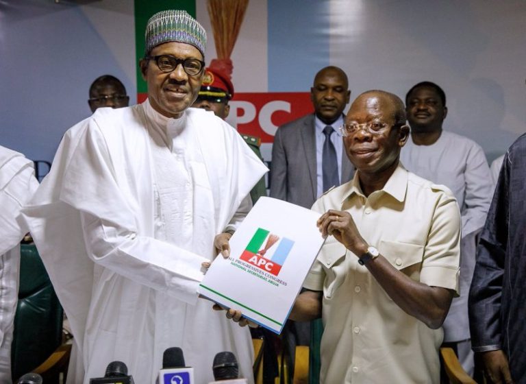 Buhari picks APC ticket, asks  PDP  to present 16 years score card
