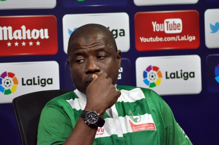 Super Eagles’ coach fined, banned following bribery allegation