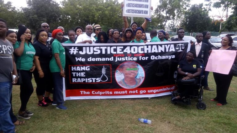 Protesters call for arrest of father, son in sexual abuse, death of girl