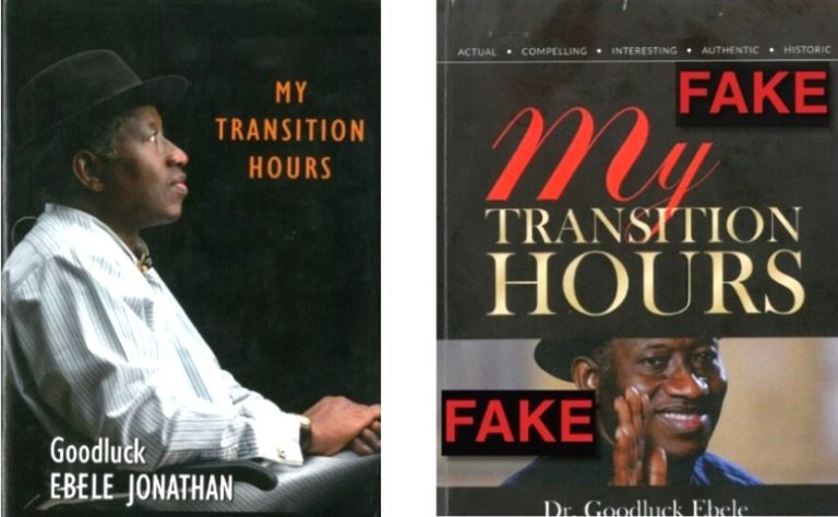 Jonathan says a fake e-copy of his book is in circulation