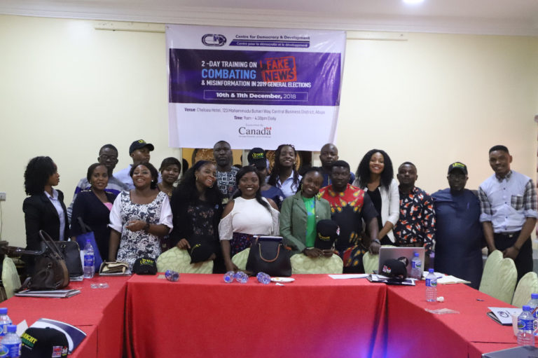 CDD trains journalists, INEC officials on combating fake news