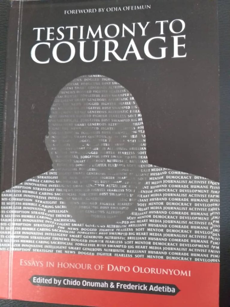 Elevating virtue: The subversive courage of Oyedapo Oyekunle Olorunyomi