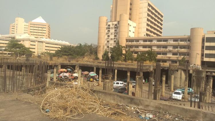 PHOTOS: After 36 years of neglect, FG building in Abuja remains an eyesore