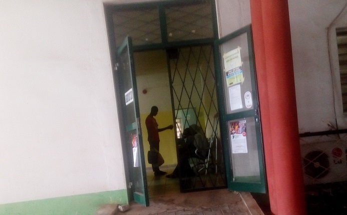 The entrance of the hematology unit of the National Hospital, Abuja, Nigeria's capital, where people living with sickle cell disorder receives medical care. Photo credit: Rebecca Akinremi/ICIR.