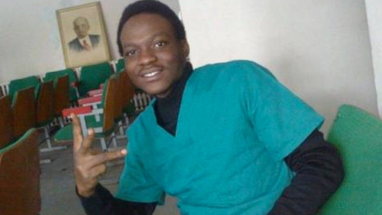 Gbolade Ibukun was a final year medical student at a Ukraine University before his death. Photo credit: The Guardian.