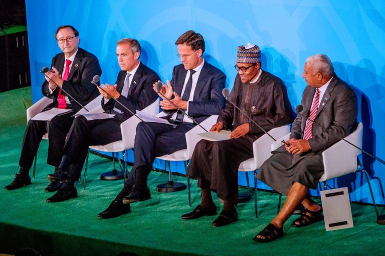 Did Buhari answer a question incoherently at UN Climate Action Summit? 