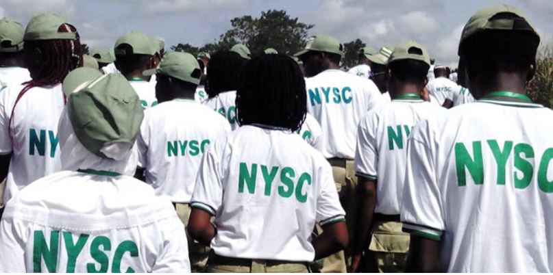 NYSC members at a camp