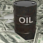 Picture of oil and money used to illustrate the report