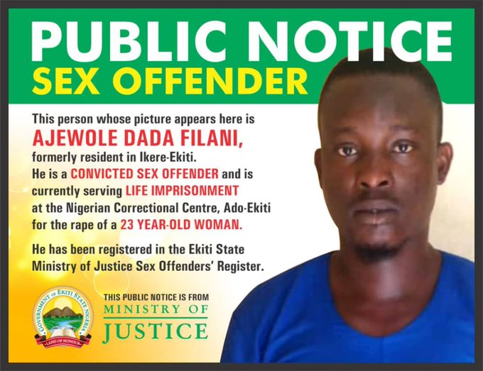 Ekiti Govt Convicted rapist
