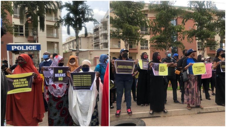 Protesters storm Police Headquarters, demand justice for rape victims
