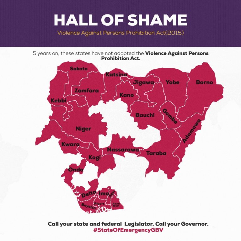 Hall of Shame: 23 states yet to pass anti- rape law, majority are from the North