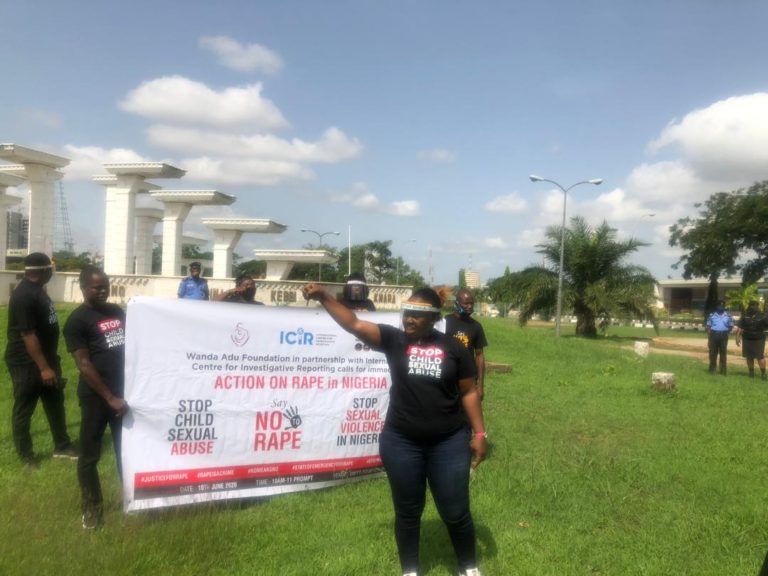 Group protests against rape, sexual violence in Abuja