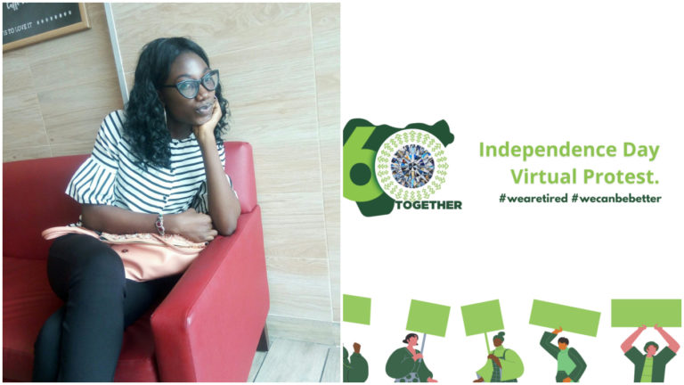 Nigerian lady plans virtual protest on Independence Day to demand good governance