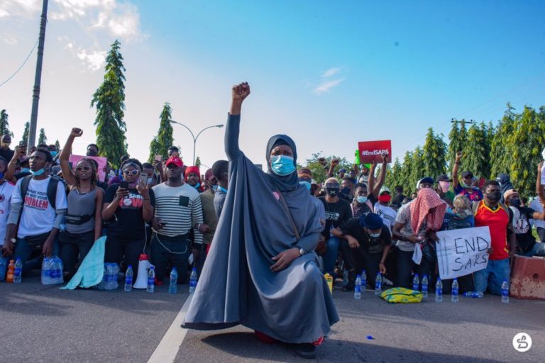 Viral photographs of #ENDSARS protest that moved Nigerian youths to the streets