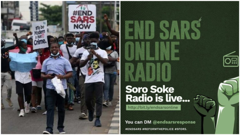 Protesters launch Soro Soke, Radio Ishaq to amplify #EndSARS protests