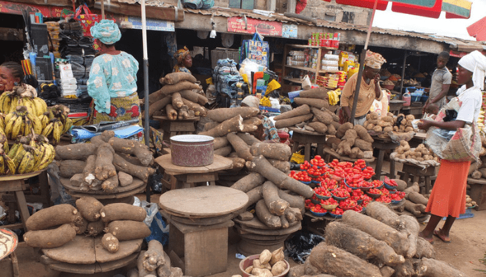 File Photo: A market in Nigeria