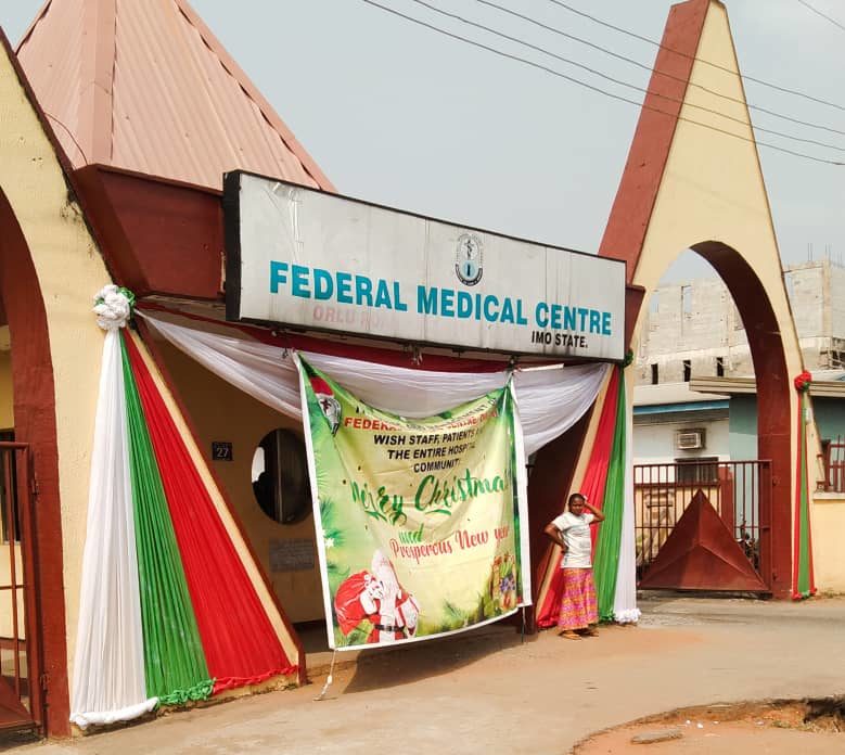 Federal medical centre, Owerri, Imo State.