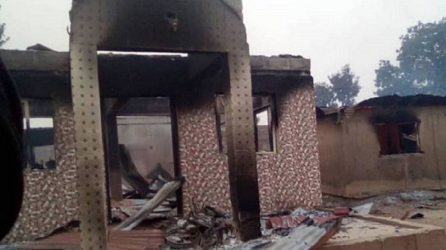 One of the viral images of the alleged Oyo building