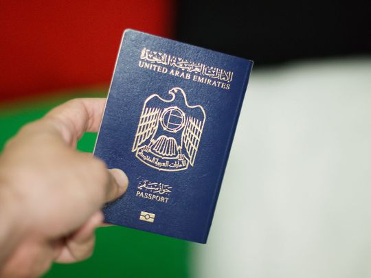 UAE passport. Photo: Gulf News