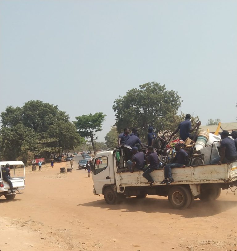 In Abuja, AEPB enforcement officers collect illegal monthly ‘protection’ levies from petty traders
