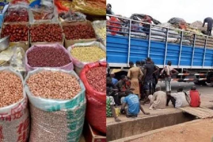 Grains, such as beans, maize, rice and millet, are mostly produced in northern Nigeria
