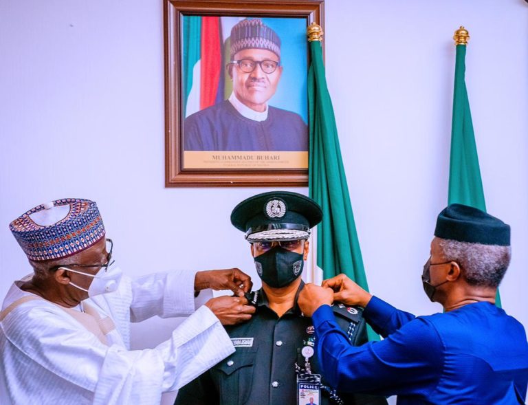 Osinbajo decorates new IGP as lawyers insist appointment was illegal