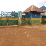 Locked Gate of Emene Police station, Enugu