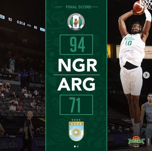 D’tigers replicate victory, beat Argentina ahead Olympic