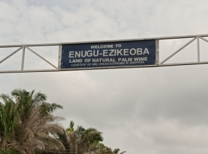The entrance of Enugu-Ezike. Photo by Sodiq Ojuroungbe