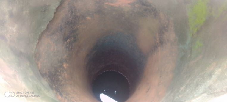 Inside Agborodo well