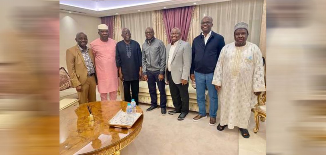 Some Nigerian senators visits Tinubu in London