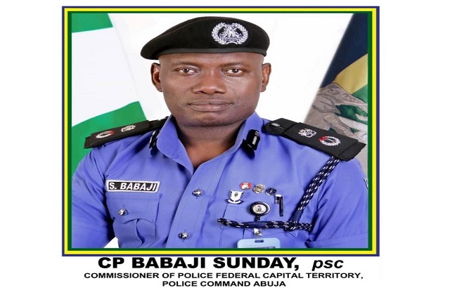 FCT Commissioner of Police, Babaji Sunday