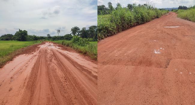 Ndiagu-Agba section of the road