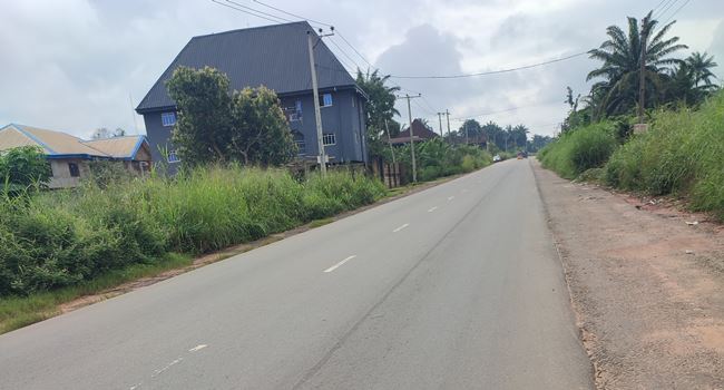 Smooth section of the Oba-Nnewi Road