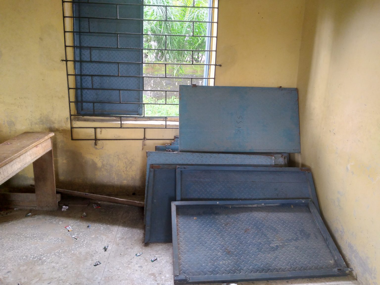 Current state of the renovated block of six (6) classrooms at ICE Centre, Sapele. Photo by Sunday-Elom
