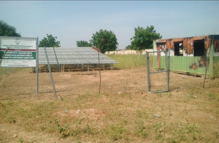 Destroyed Solar station at Gadiya