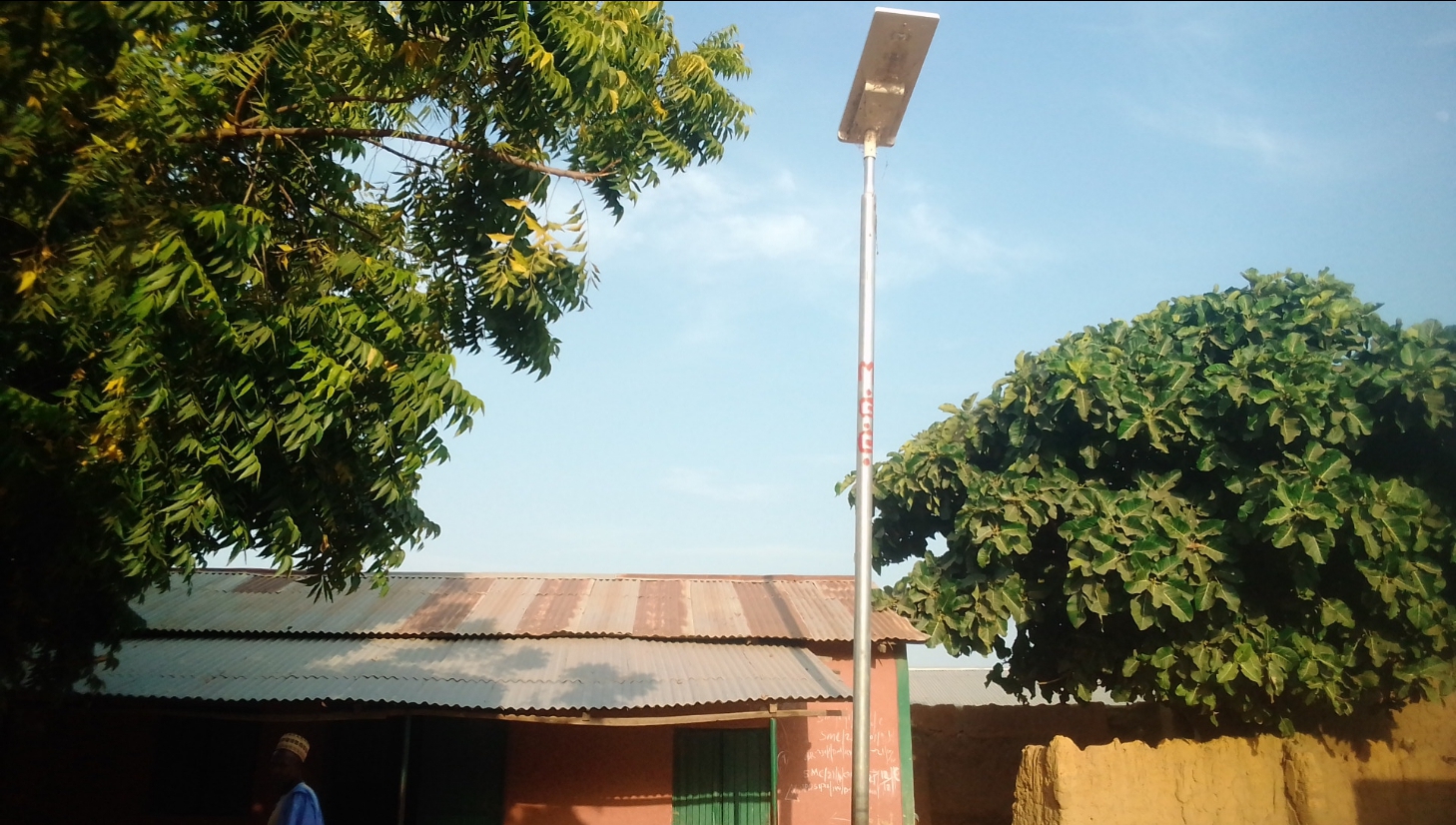 unfunctional solar pole at Taranka Palace