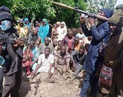 Abducted students of Afaka in Kaduna in their captors' den