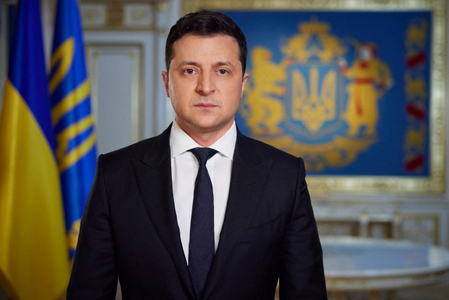 President of Ukraine Volodymyr Zelensky