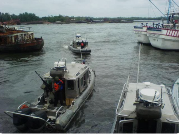 Nigerian Navy foils vessel hijack destroys illegal refineries